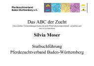 Das ABC der Zucht Silvia Moser - Pferdezuchtverband Baden ...