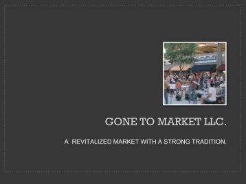 GONE TO MARKET LLC. - City of Annapolis