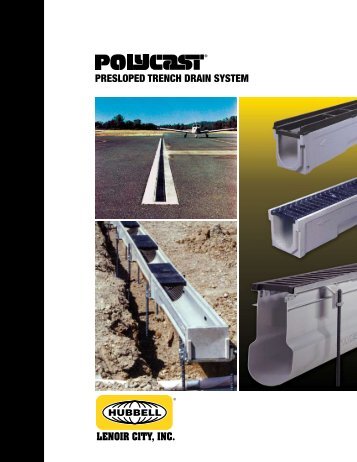 PolycastÂ® Presloped Trench Drain System