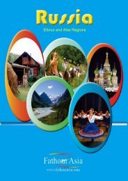 PDF brochure with many fabulous tours to Siberia and ... - FathomAsia