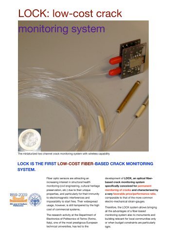 LOCK: low-cost crack monitoring system - Romolo Di Francesco