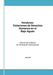 Honduras - Violaciones de Derechos Humanos en el Bajo ... - Cifca