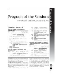 PDF of Full Program - Joint Mathematics Meetings