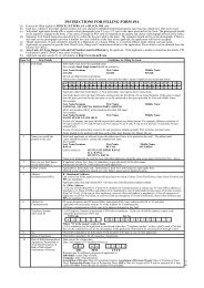 INSTRUCTIONS FOR FILLING FORM 49A