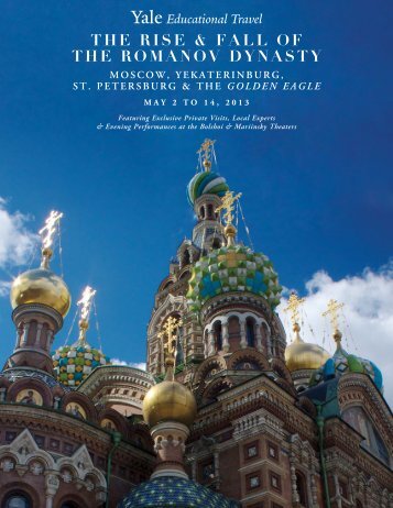 THE RISE & FALL OF THE ROMANOV DYNASTY - Yale University