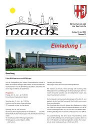 Mitteilungsblatt Nr. 24 vom 14.06.2013 - Gemeinde March