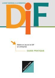 Guide DIF complet - AGEFOS PME Nord Picardie