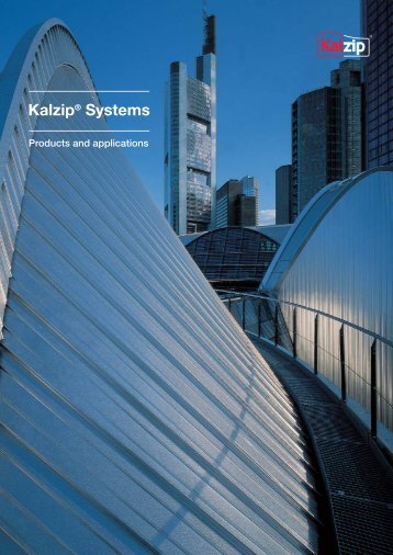 KalzipÂ® Systems Products and applications