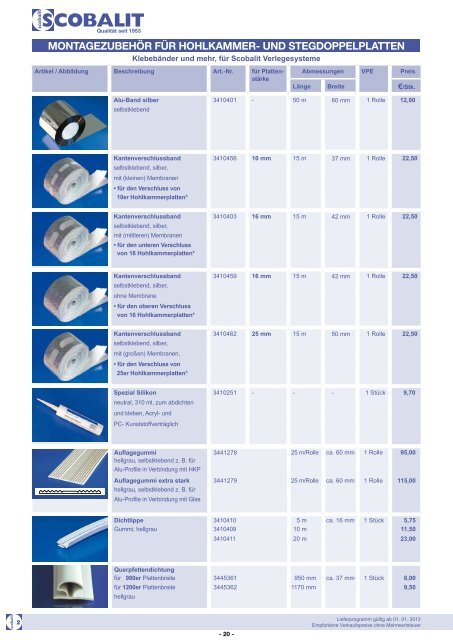 Download: Scobalit-Lieferprogramm