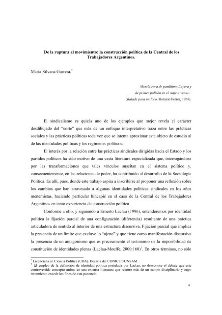 descargar documento .pdf - Sociedad Argentina de AnÃ¡lisis PolÃ­tico ...