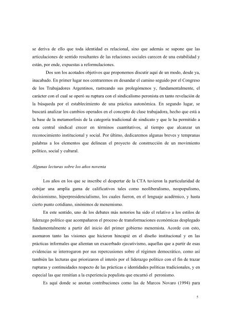 descargar documento .pdf - Sociedad Argentina de AnÃ¡lisis PolÃ­tico ...