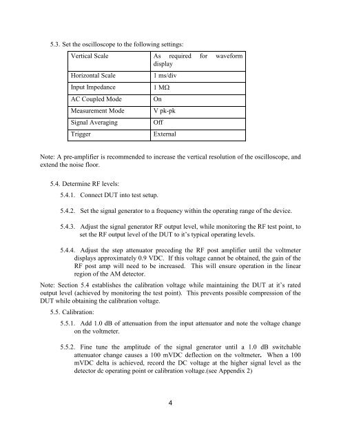 Test Procedure for Hum Modulation - SCTE