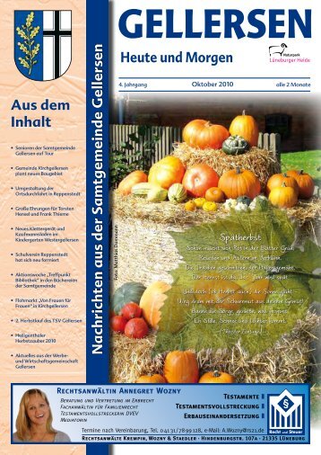 Mitteilungsblatt 10/2010 - Samtgemeinde Gellersen