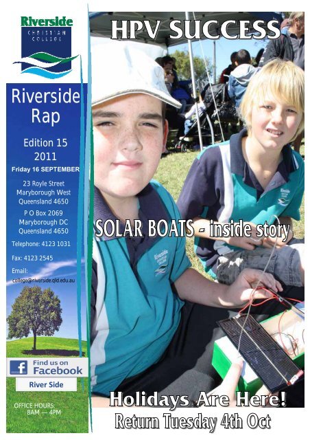 Riverside Rap - Riverside Christian College