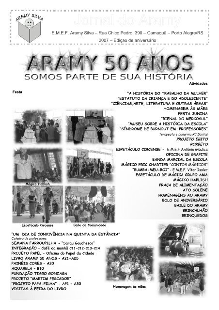 Jornal do Aramy - Prefeitura Municipal de Porto Alegre
