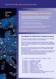 Grundlagen der elektrischen Energieversorgung - HAAG ...