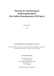 SFD-Sport - Institut fÃ¼r Sport und Sportwissenschaft