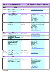 veranstaltungskalender 2008 calendrier des manifestations ... - SGAI