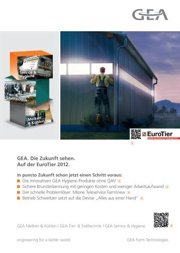 GEA. Die Zukunft sehen. Auf der EuroTier 2012 - GEA Farm ...