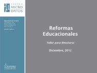 MÃ³dulo I: Reforma Educacional en Chile - Centro Microdatos