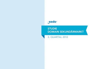 Q3 2012 Domain-Marktstudie - Sedo