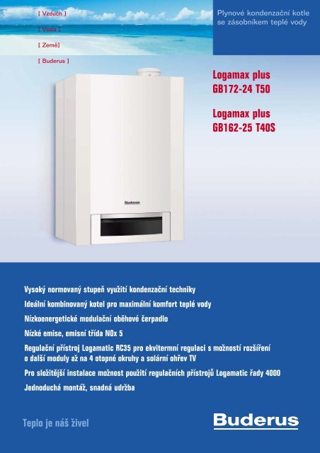 Logamax plus GB172-24 T50 Logamax plus GB162-25 ... - Buderus