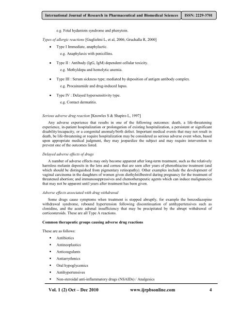 Monitoring of Suspected Adverse Drug Reactions in Oncology Unit ...