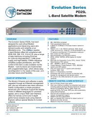 PD25L L-Band Satellite Modem - Hiltron Communications