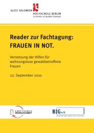 Reader - Arbeitskreis Wohnungsnot