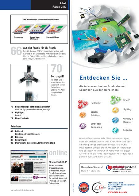 PDF-Ausgabe herunterladen - elektronik industrie