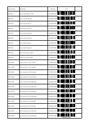 Artikel-Nummer Bezeichnung EAN-Code EAN J00001-011 ... - Henrys