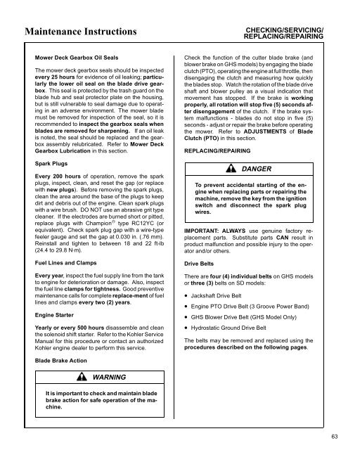 1998 S/N 21329 - Walker Mowers