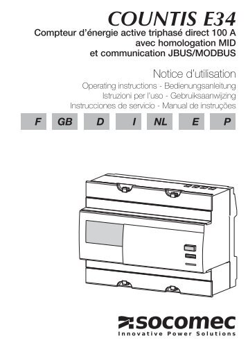 COUNTIS E34 - Socomec