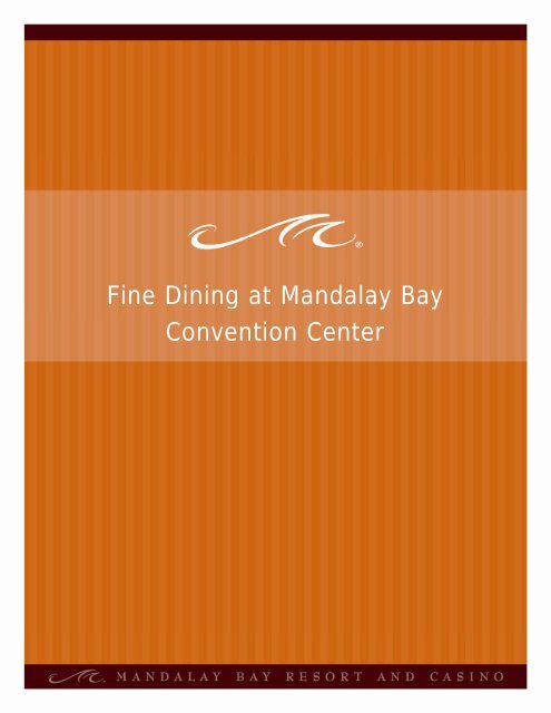 Fine Dining at Mandalay Bay Convention Center