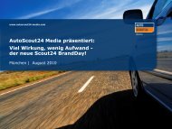 Der Scout24 BrandDay - AutoScout24 Media