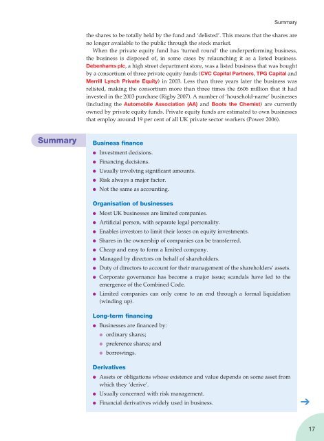 Business finance : theory and practice