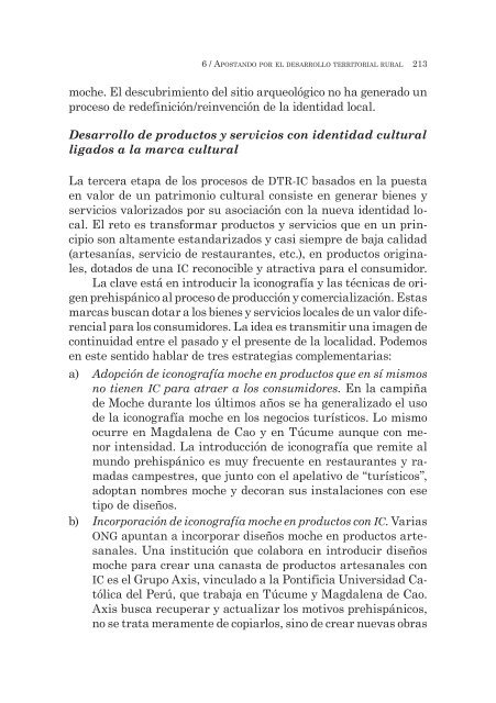 EL VALOR DEL PATRIMONIO CULTURAL - Rimisp