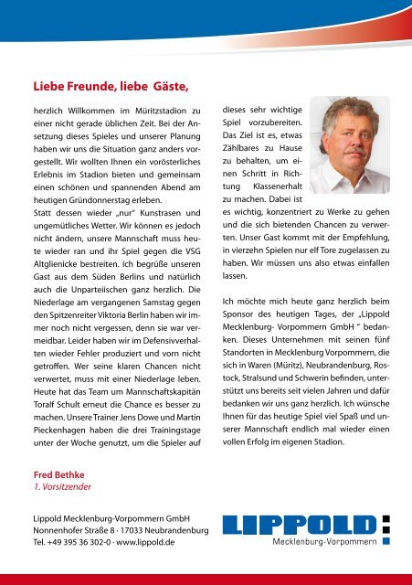 Die Ausgabe im PDF-Format. - SV Waren 09