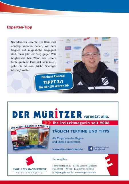 Die Ausgabe im PDF-Format. - SV Waren 09