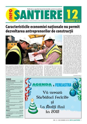 INFO-Santiere - decembrie 2010_1.pdf - Agenda Constructiilor