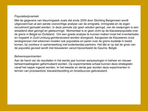 Grauwe Klauwieren in Limburg - SOVON Vogelonderzoek Nederland