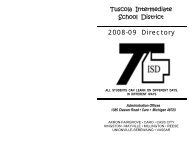 2008-09 Directory - Tuscola Intermediate School District