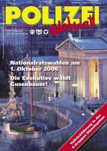 Nationalratswahlen am 1. Oktober 2006 Die Exekutive wÃ¤hlt ... - FSG