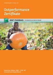 Outperformance Zertifikate - BNP Paribas