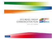 Rexel Communication Plan 2012 - Energy in Motion Toolkit