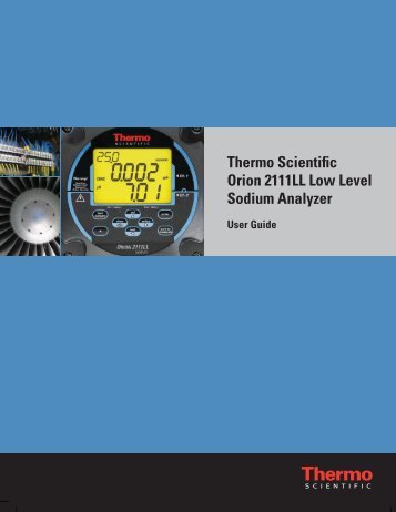 Thermo Scientific Orion 2111LL Low Level Sodium Analyzer