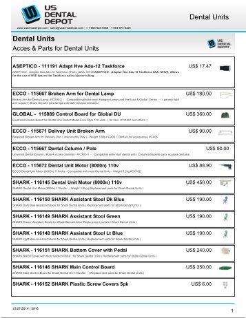 Dental Units Dental Units - Dental Supplies