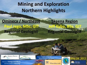 Regional Geologists Kyba & Jago PDF - Minerals North