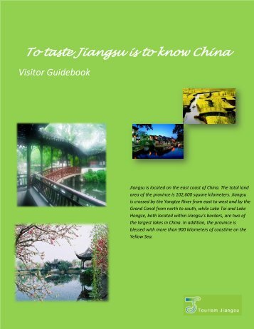 To taste Jiangsu is to know China