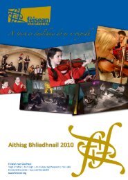 Aithisg Bhliadhnail 2010 - FÃ¨isean nan GÃ idheal